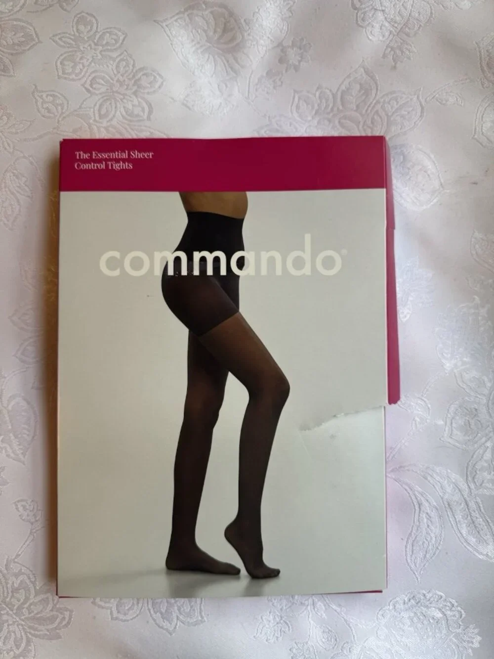 COMMANDO The ESSENTIAL SHEER Control Tights Medium Nude M HCK10T01 $46 NEW